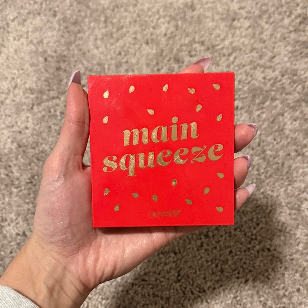 ColourPop Main Squeeze Red and Gold Palette